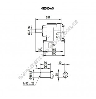 REDUCTOR COAXIAL TAÜSEND...