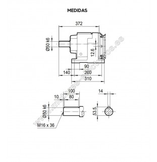 REDUCTOR COAXIAL TAÜSEND...