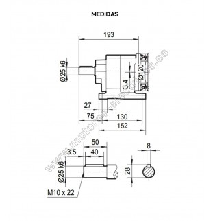 REDUCTOR COAXIAL TAÜSEND...