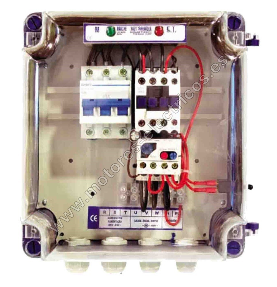 Comprar CUADRO DE PROTECCION PARA MOTORES DE 9,2KW / 12,5CV A 11KW / 15CV  NORMAL TRIFASICO 400 V online